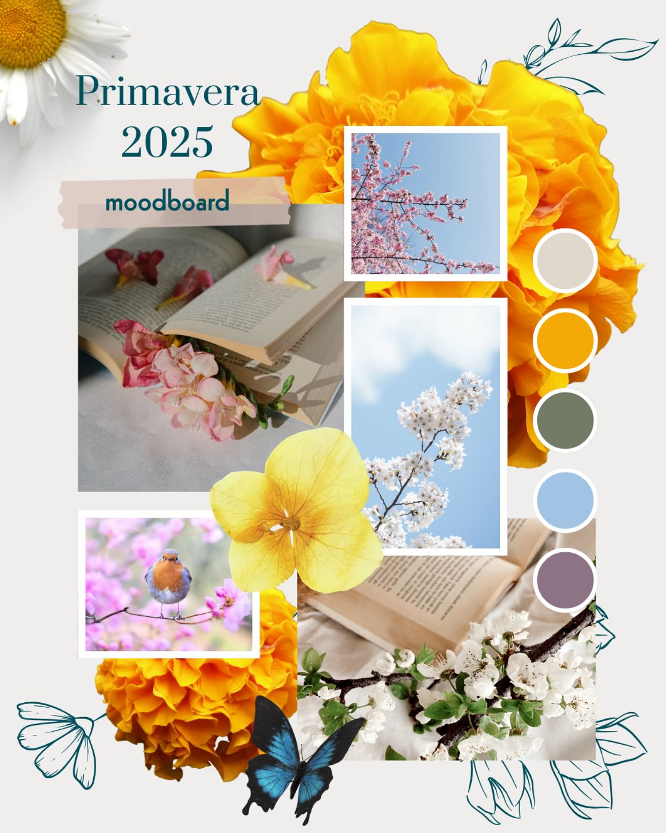 Primavera 🌸
Los moodboards son una herramienta para inspirarse y dar forma a ideas, ya sea para diseño, decoración, branding o cualquier proyecto creativo. Yo los utilizo SIEMPRE!
Ayudan a visualizar colores, texturas y sensaciones antes de realizar el proyecto. O también puedes crear este tipo de paneles por pura diversión, en este caso, inspirado en la primavera.
#moodboard #inspiraciónvisual #diseñográfico #diseñocreativo #vabeka